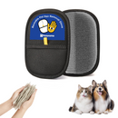 Reusable Pet Hair Removal Glove – Electrostatic Dog Cat Fur Remover Mitt Tool for Clothes, Furniture, Couch, Carpet, Curtain, & Bedding– Durable Mesh Design