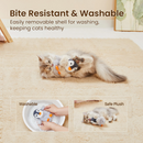 Flapping Cat Toys Emperor Penguin, Rechargeable, Lifelike Bird Chirp, Catnip Kicker Toys