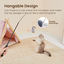 Flapping Cat Toys Emperor Penguin, Rechargeable, Lifelike Bird Chirp, Catnip Kicker Toys