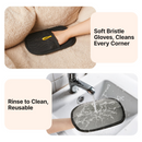 Reusable Pet Hair Removal Glove – Electrostatic Dog Cat Fur Remover Mitt Tool for Clothes, Furniture, Couch, Carpet, Curtain, & Bedding– Durable Mesh Design