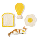 Potaroma Loofah Cat Chew Toys with Catnip and Silvervine, 3PCS Interactive Kitten Loofa Dental Toys