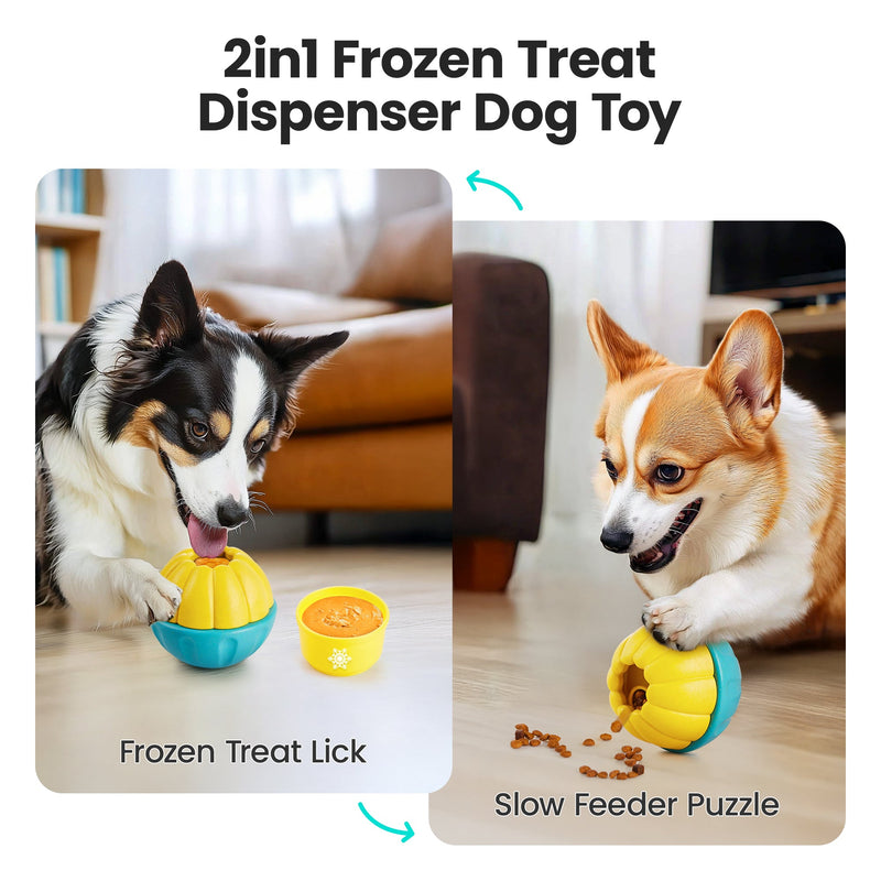 Frozen Treat Dog Toys Enrichment Ball Puppy Chew Toy