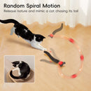 Interactive Moving Ball Cat Toys with Fluffy Tail,Smart Interactive Cat Rolling Ball
