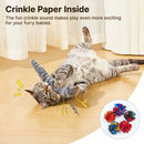 Lifelike Tail Simulation Cat Catnip Toys, Pack of 3