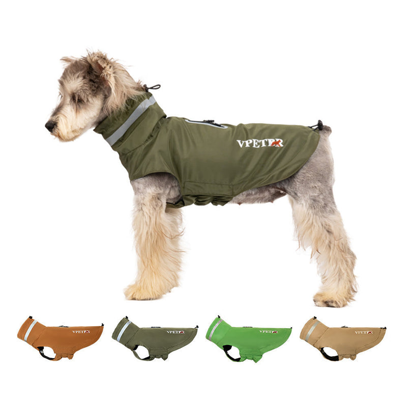 Reflective Dog Raincoat – Windproof Outdoor Jacket for Small to Medium Dogs