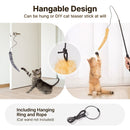 Lifelike Tail Simulation Cat Catnip Toys, Pack of 3