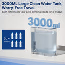 Automatic Cat Water Fountain with Self Refilling and Pouring Pet Water Dispenser Bowl