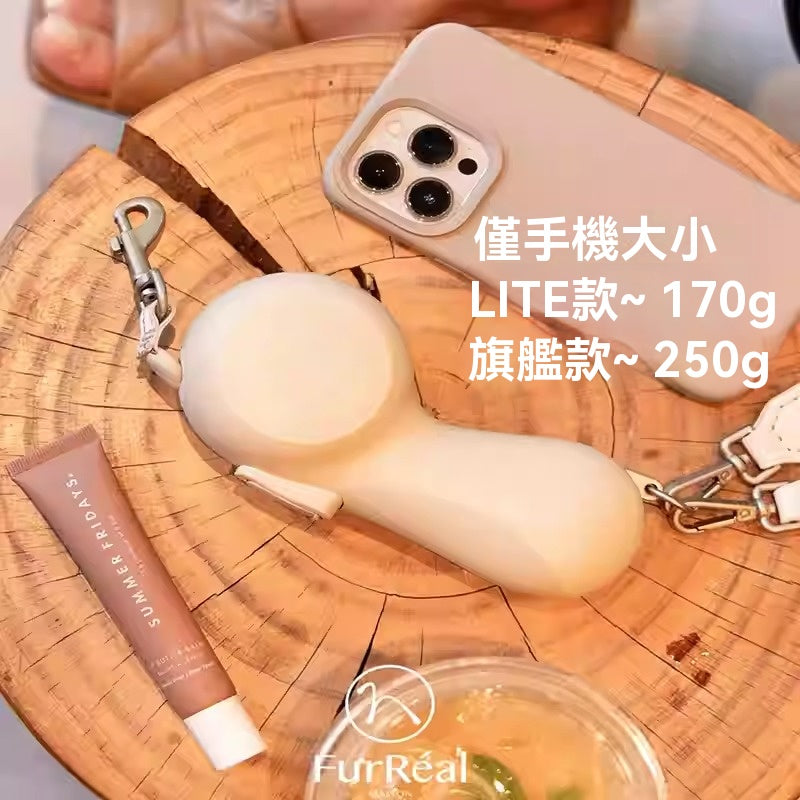 【Commapet】伸縮牽引繩可暖手中小型犬專用暖手寶牽引繩德國工藝