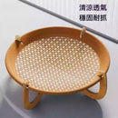 【Commapet】藤編貓窩可拆洗四季通用