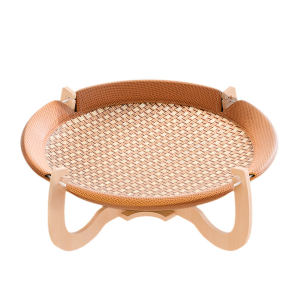 【Commapet】藤編貓窩可拆洗四季通用