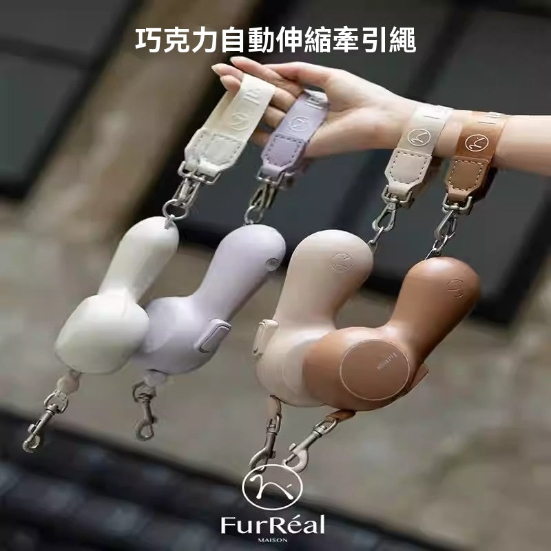 【Commapet】伸縮牽引繩可暖手中小型犬專用暖手寶牽引繩德國工藝