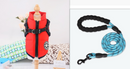 Waterproof Winter Dog Coat With Harness & Lead